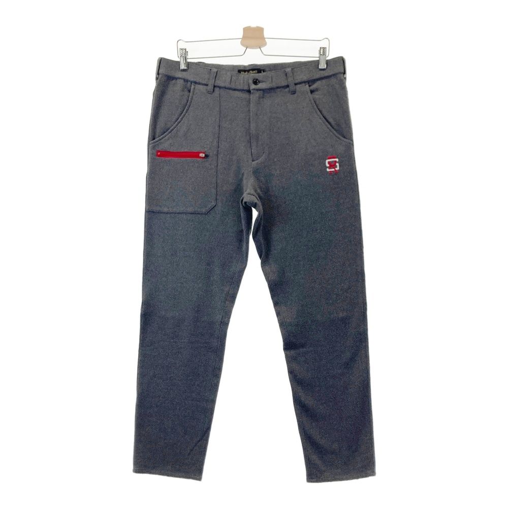 rough&swell ラフアンドスウェル　グレー　パンツ　裏起毛　Ｌ ラフ&スウェル（rough&swell） ラフアンドスウェル ウールパンツ
