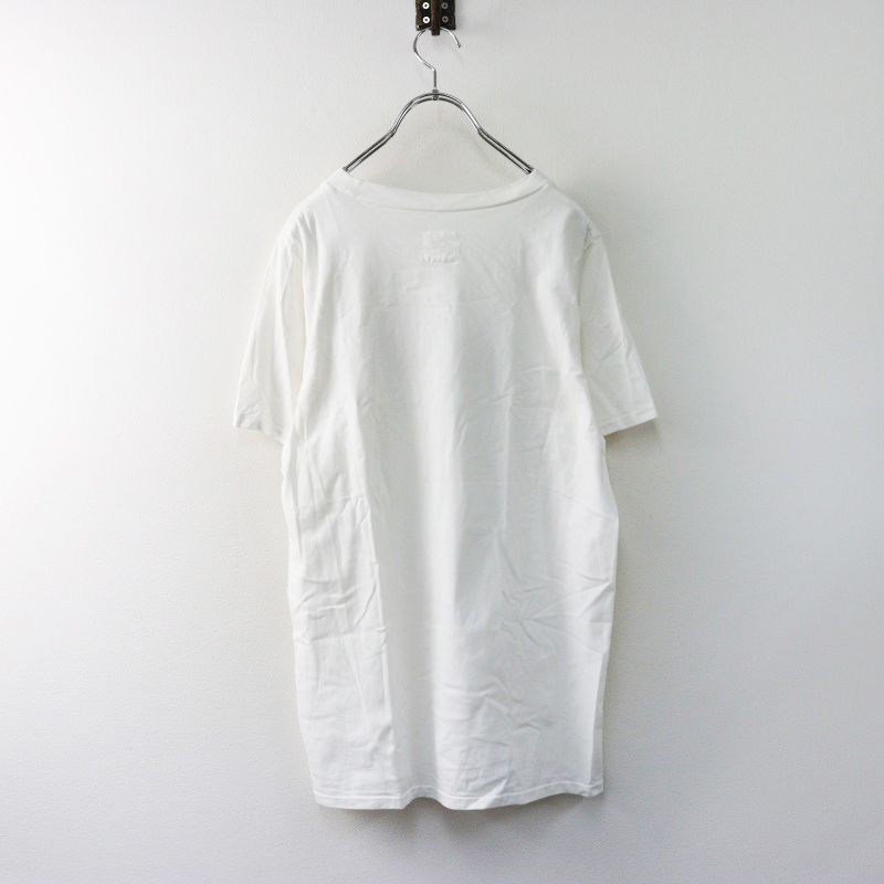 美品 トゥジュー TOUJOURS コットン透かしニットヘンリーTシャツ F/ホワイト カットソー 半袖 トップス【2400014507010】 美品 トゥジュー TOUJOURS コットン透かしニットヘンリーTシャツ