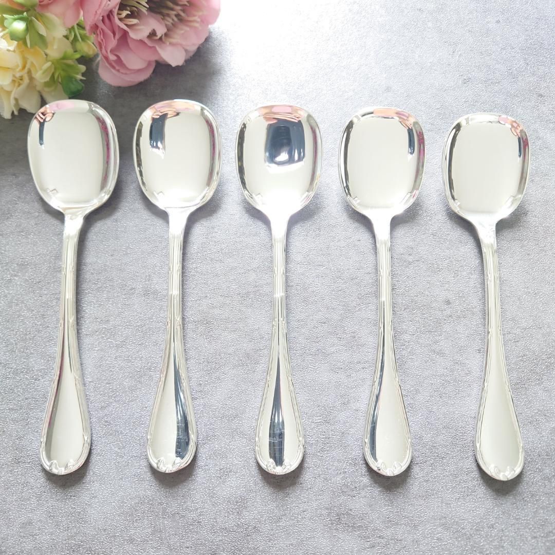 クリストフル リュバン アイスクリームスプーン 5点