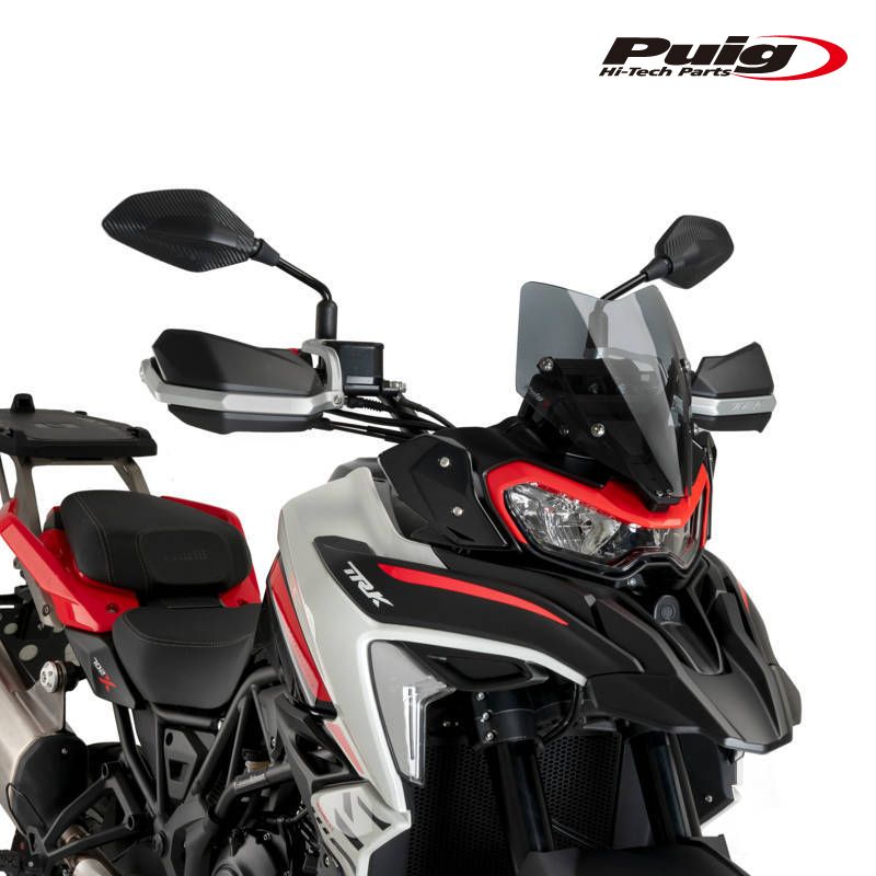 Puig 21753F RACING-SPORT SCREEN DARK SMOKE BENELLI TRK 702 23-24 プーチ スクリーン カウル