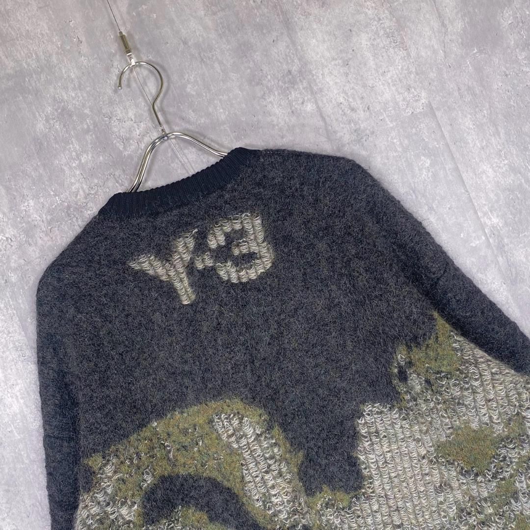 Y-3』ワイスリー (M) カモフラージュ柄 オーバー モヘアニット - メルカリ