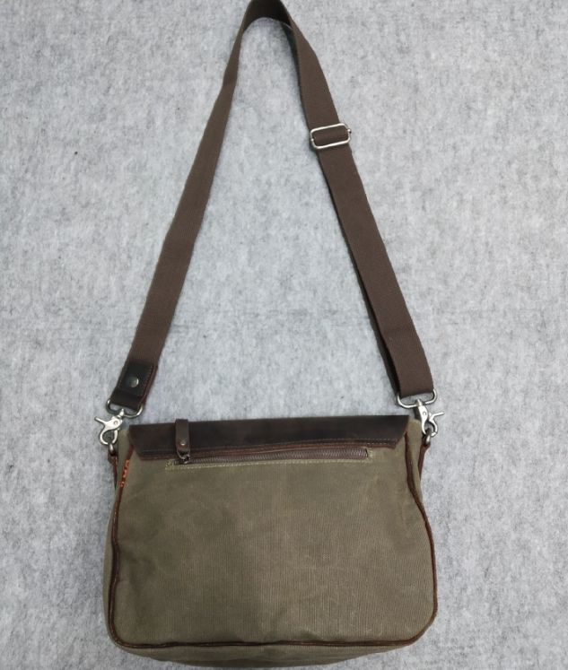 美品通勤通学RRL ヴィンテージ風 ワックス加工防水 ショルダー