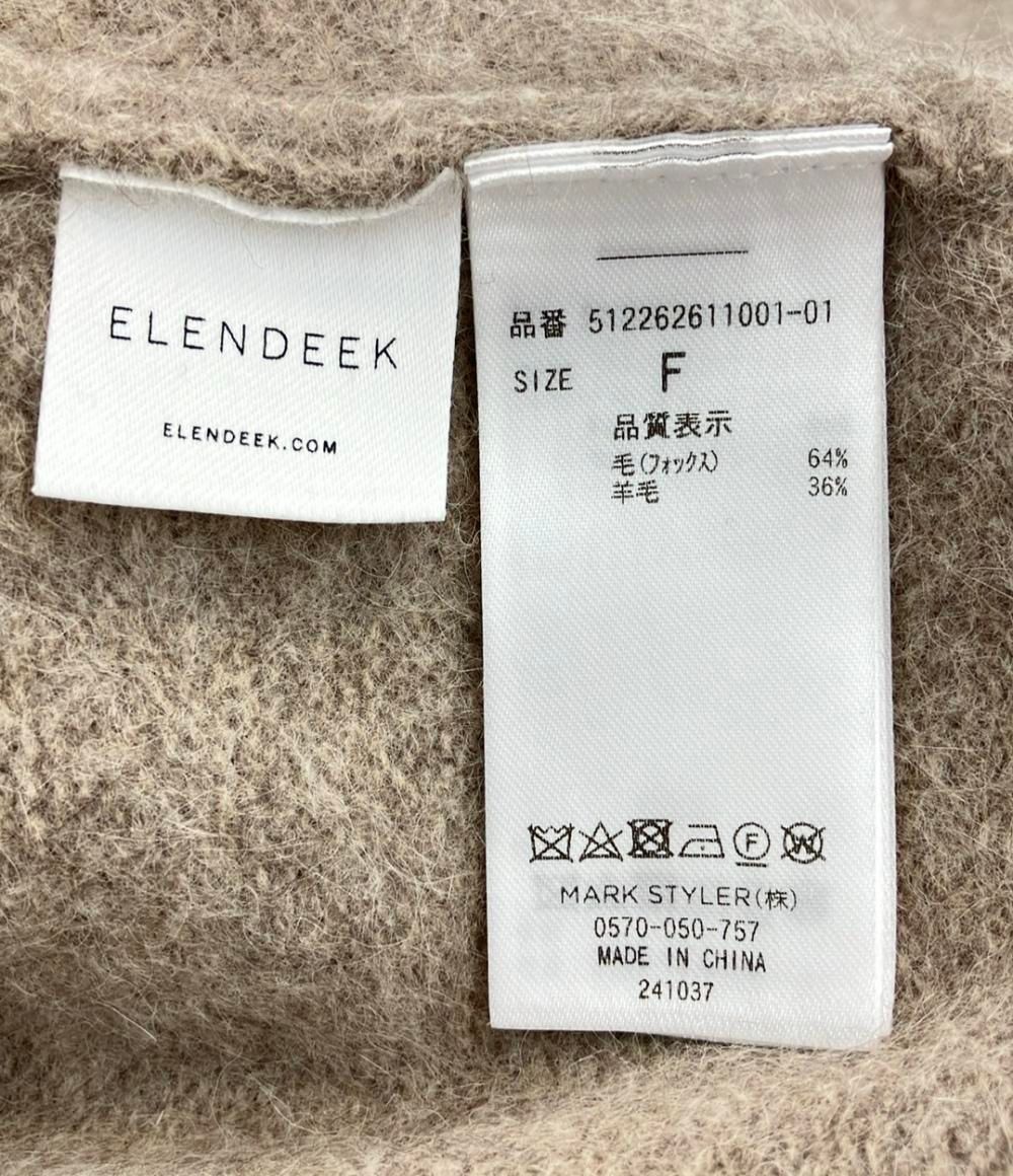 長袖ハイネックニット