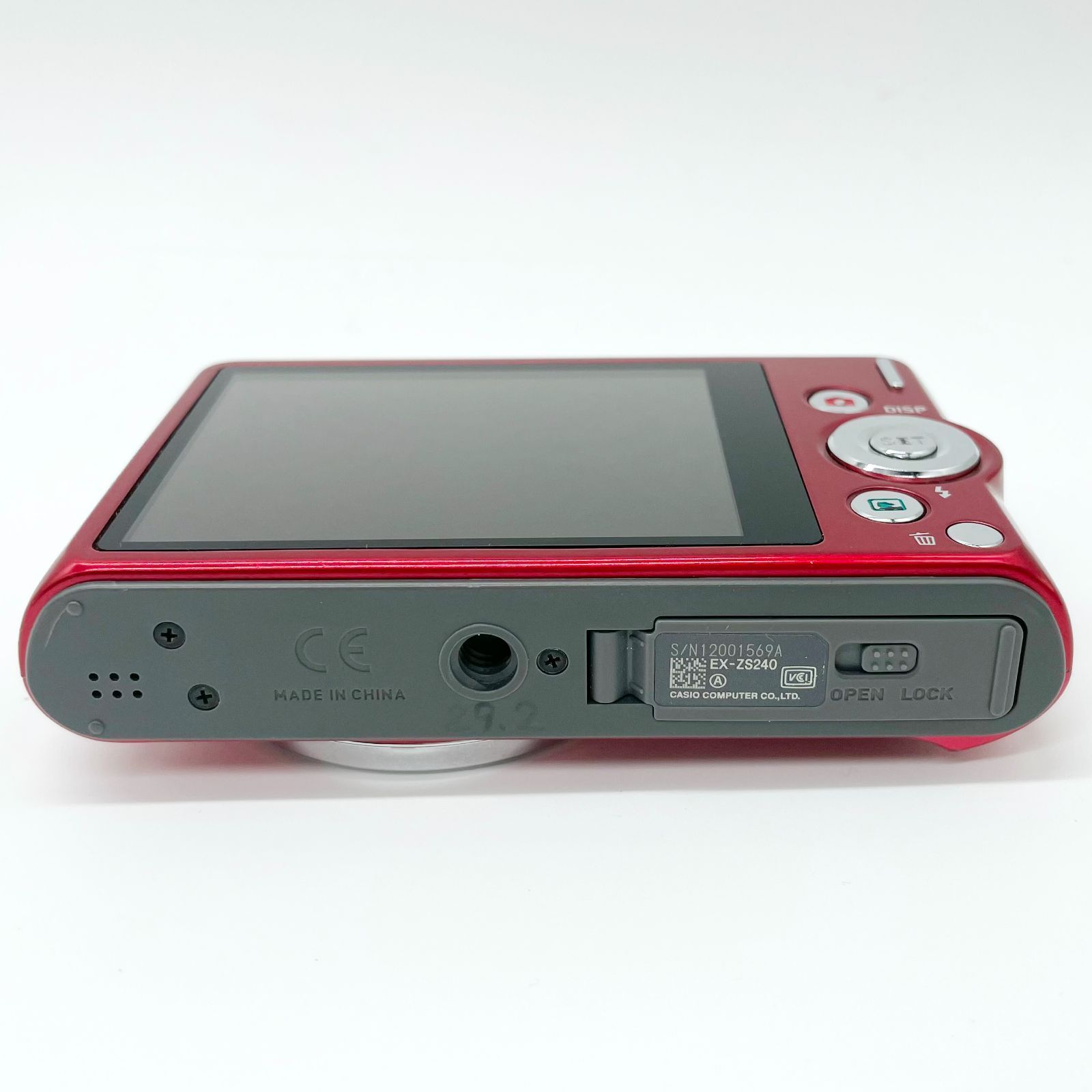 ☆ CASIO デジタルカメラ EXILIM 注文 EX-ZS240RD レッド