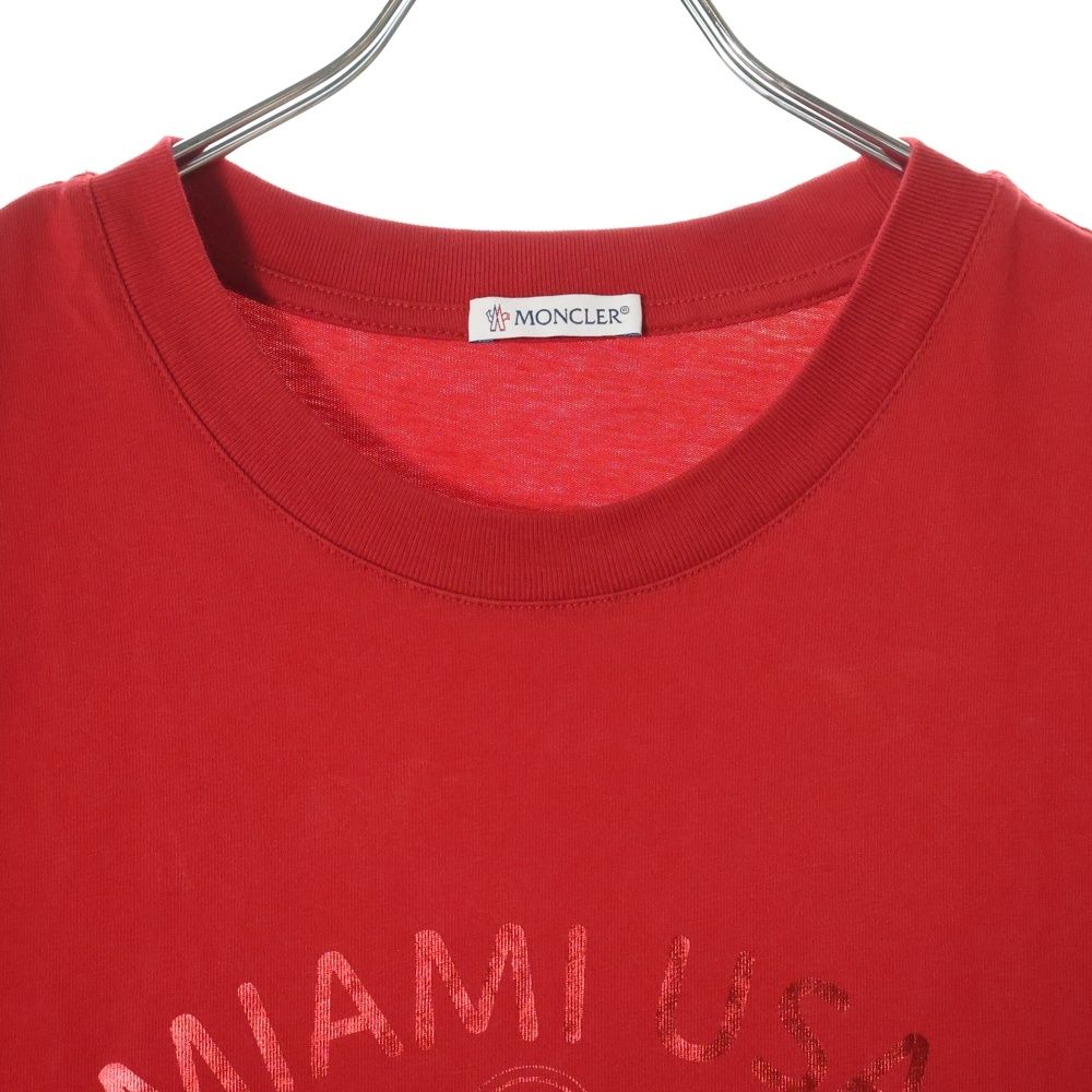 MONCLER (モンクレール) 24SS メタリックフロントロゴ 半袖Tシャツ 