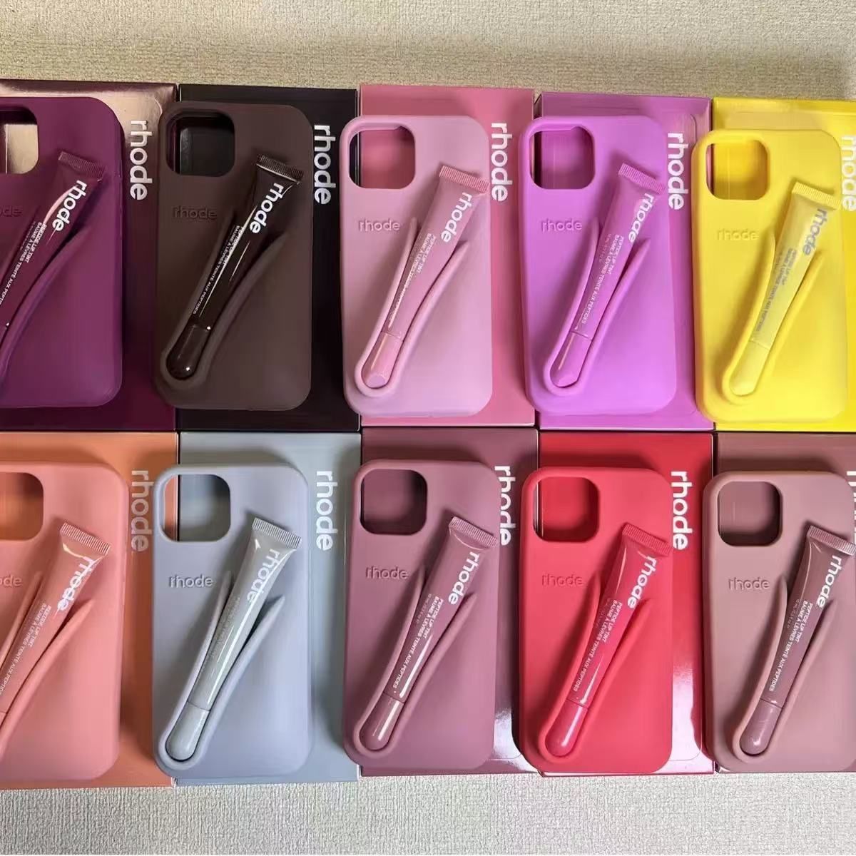 【新品未使用】rhode iPhoneケース 15pro +リップ　セット 2025年最新】rhode iphoneケース 15の人気アイテム - メルカリ