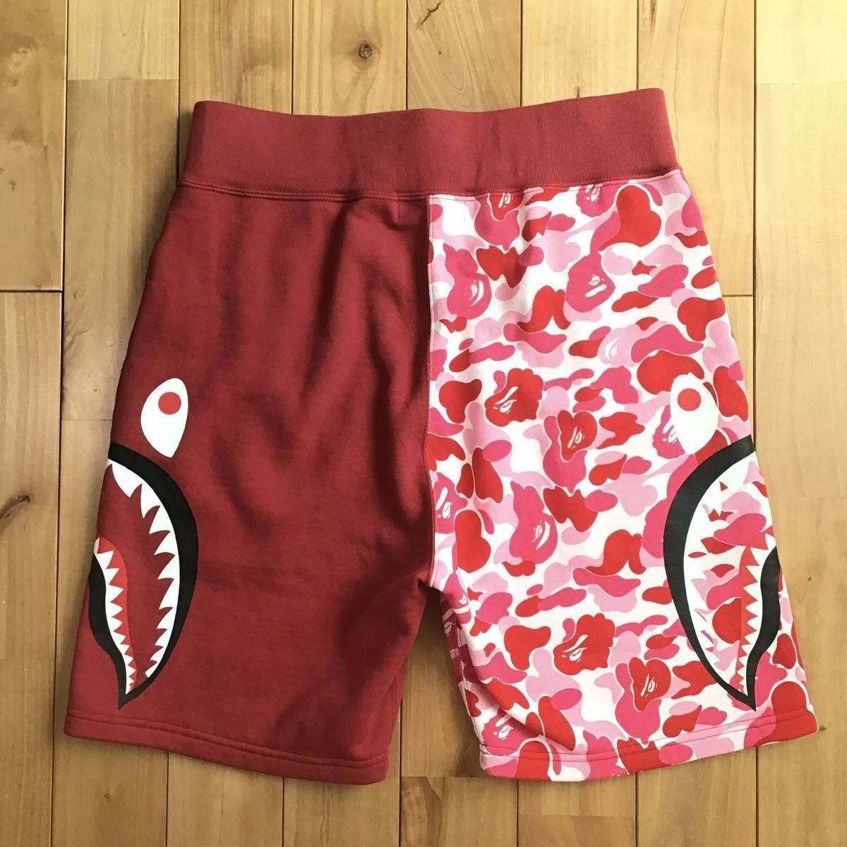 ABC camo pink side シャーク スウェットハーフパンツ Sサイズ a