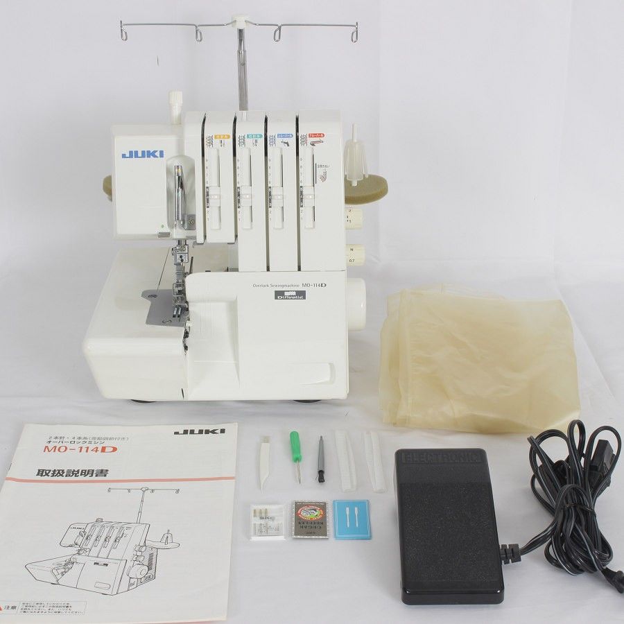 ジューキ オーバーロックミシン MO-114D 2本針4本糸差動送り付き ジューキ オーバーロックミシン MO-114D 2本針4本糸差動送り付き