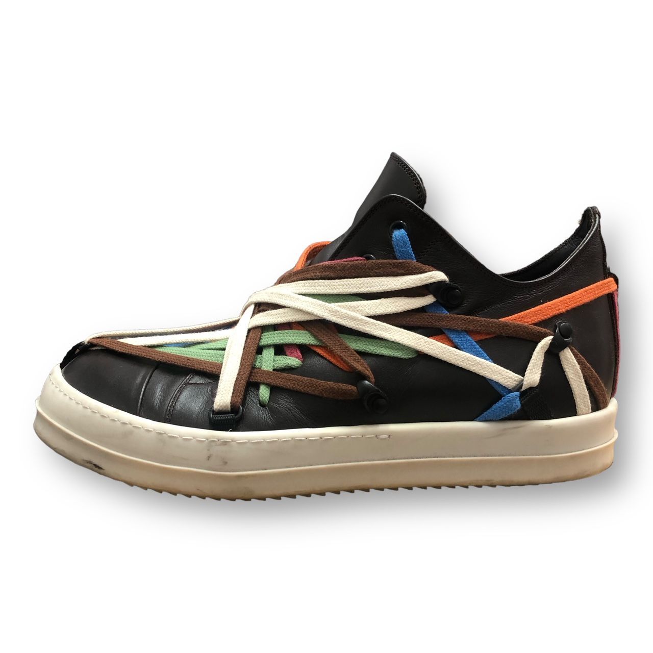 Rick Owens メガレース レザー ラモーンズ スニーカー リック Rick Owens メガレース レザー ラモーンズ スニーカー リック