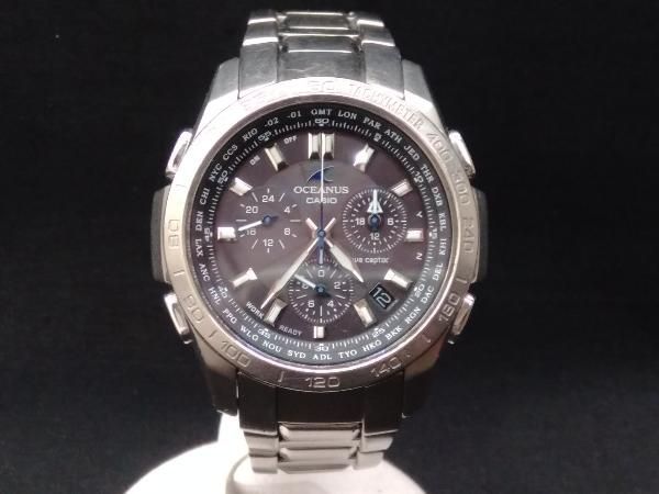 CASIO カシオ OCEANUS オシアナス OCW-600 時計 腕時計 アナログ 腕周り約17cm ケース・ブレスキズ有 電波ソーラー -  メルカリ