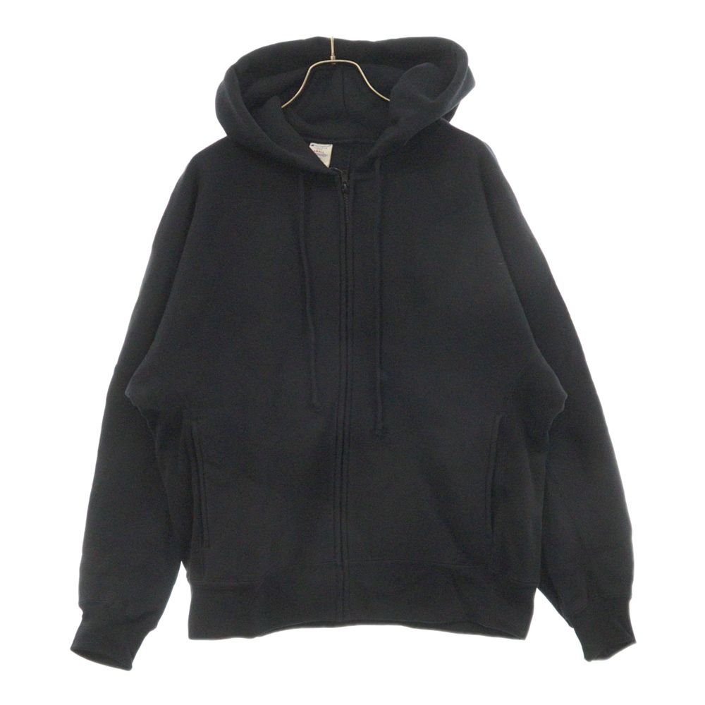 CHAMPION (チャンピオン) ×N．HOOLYWOOD ZIP UP HOODIE エヌハリウッド リバースウィーブ フーデッド ジップアップパーカー ブラック C8-Y113