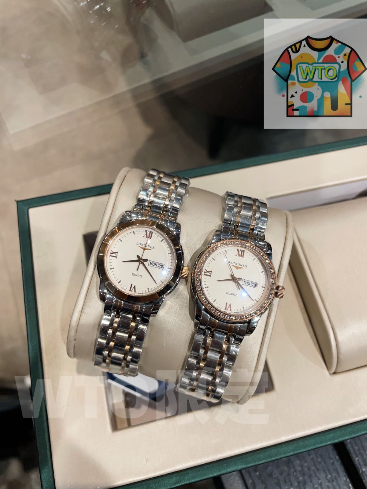 今日WTO】LONGINES ロンジン ソワジア ペアウォッチ 調和-WTO