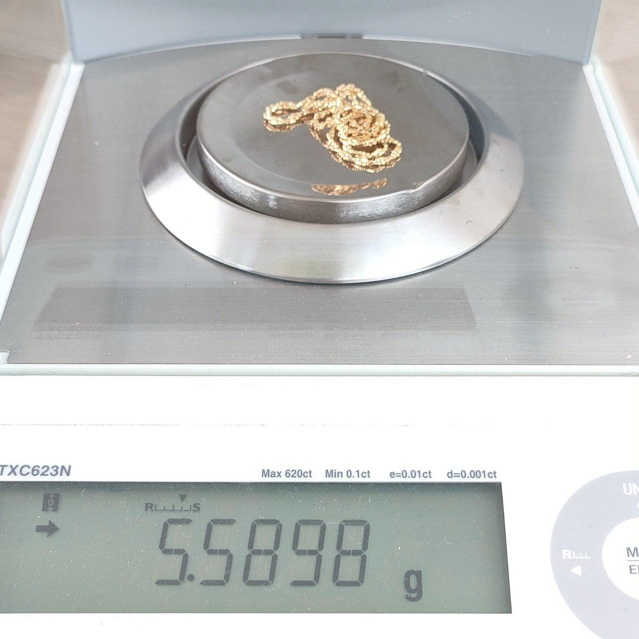 2連シリンダーネックレス 5.58ｇ