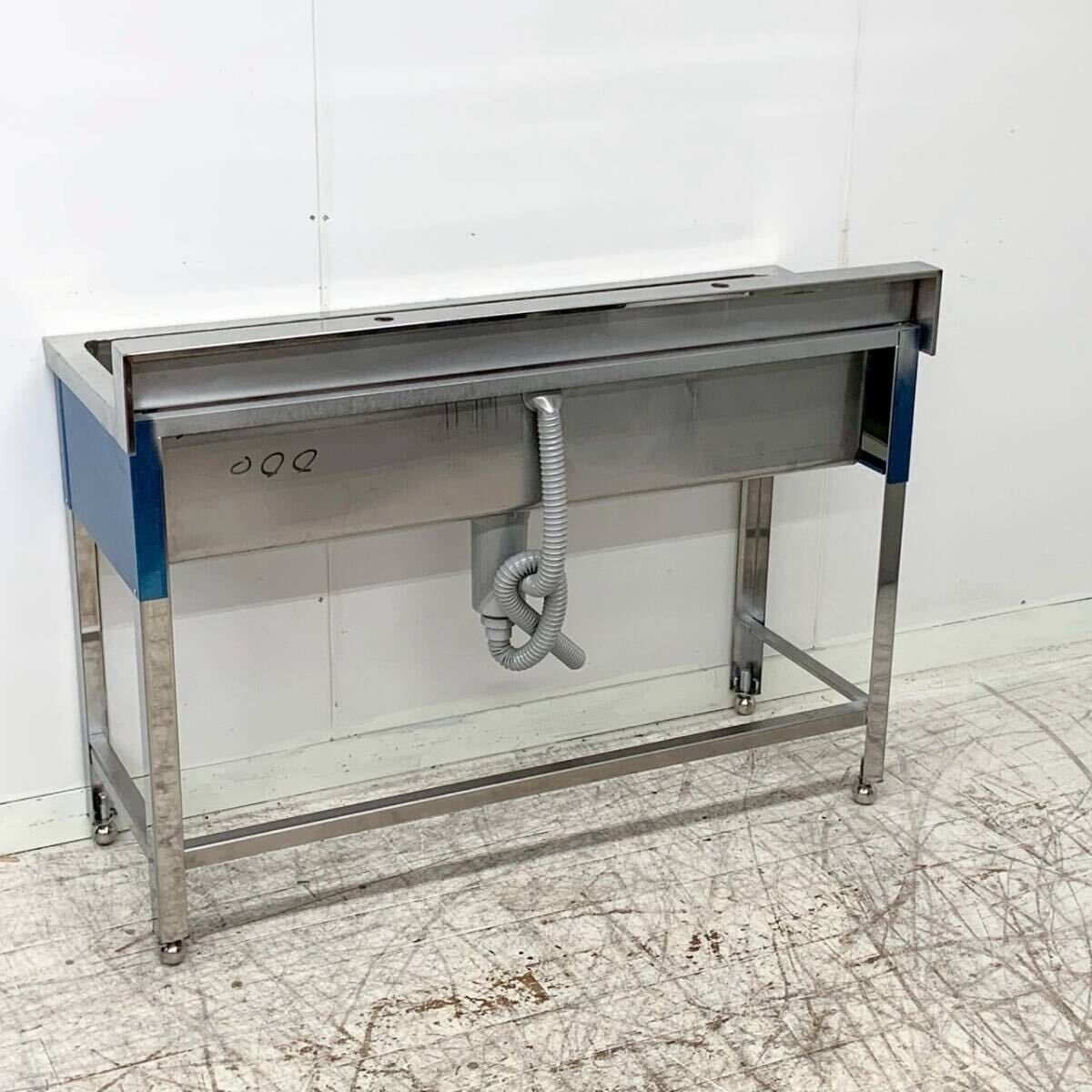 ■クラフトワーク ステンレス(SUS304)一槽シンク 1S-096 5-20-4 W900×D600×H850[送料別途見積り][法人・事業所限定][直送][店頭受取不可] クラフトワーク ステンレス(SUS304)一槽シンク 1S-126 5-20-6 W1200