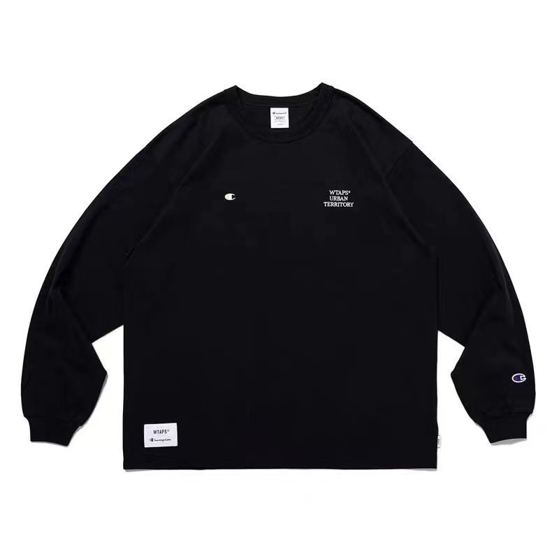 Wtaps x Champion Academy LS Black