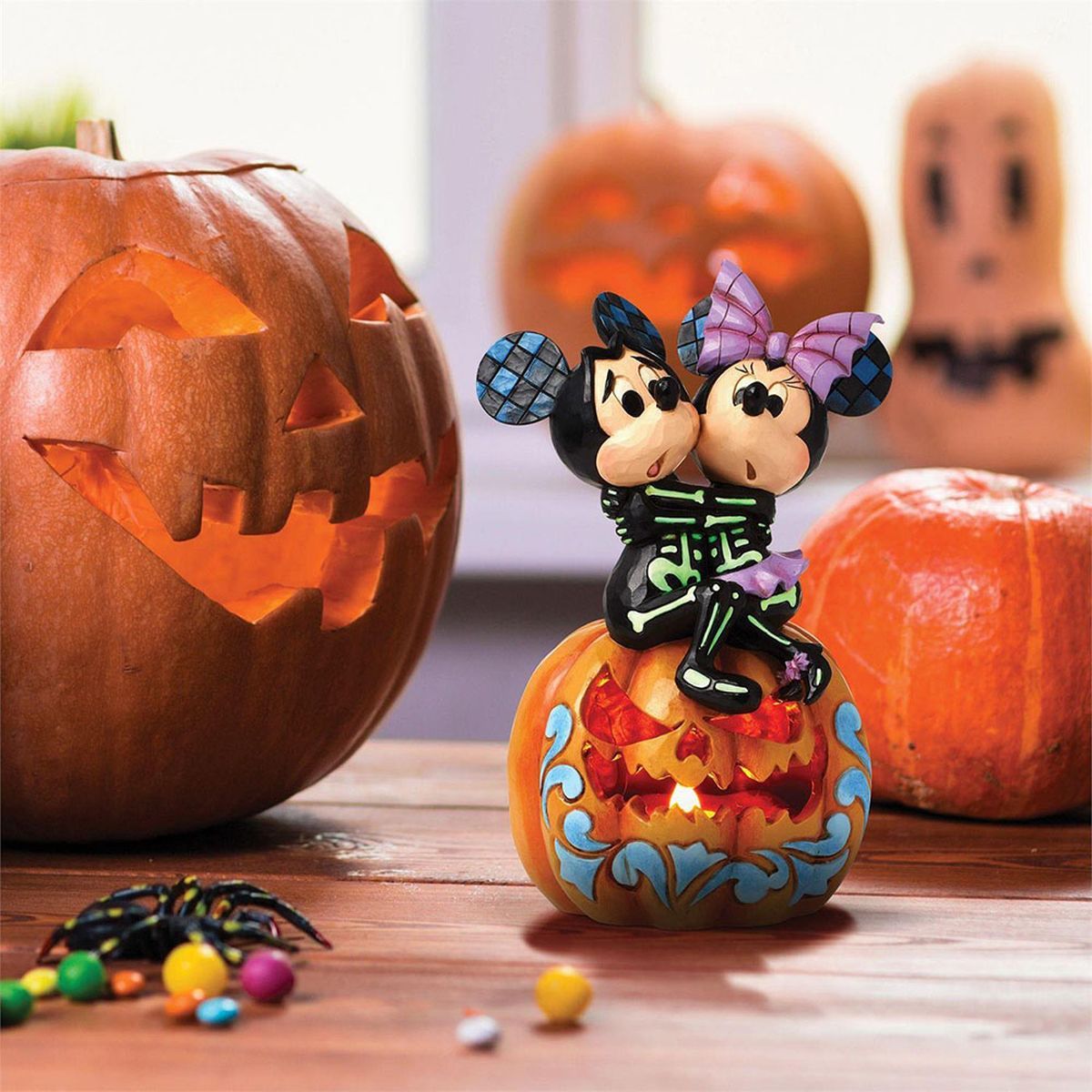 【未使用】ディズニードールハウス フィギュア ハロウィン ミッキー ミニー アシェット】ディズニードールハウス 再延長決定！ - 小さな世界