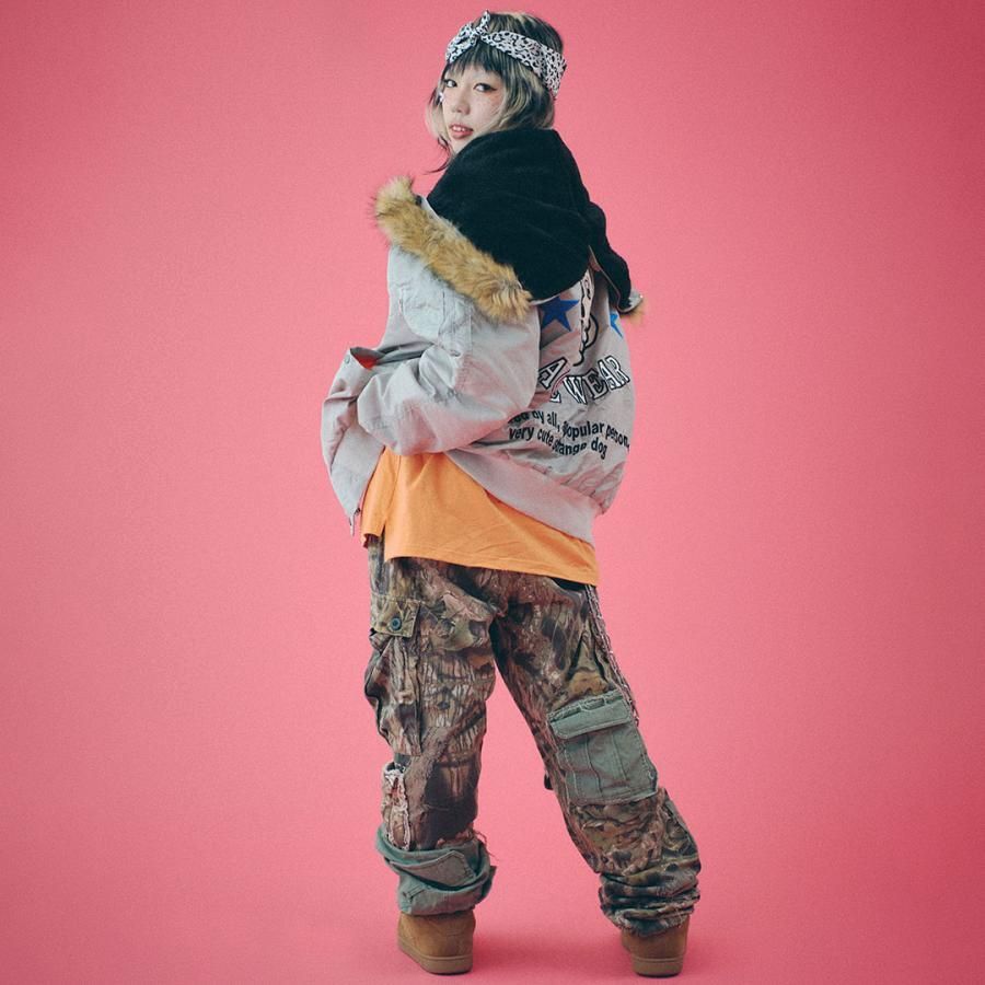 ガルフィー GALFY INU-3B フライトジャケット ブルゾン L 中型犬