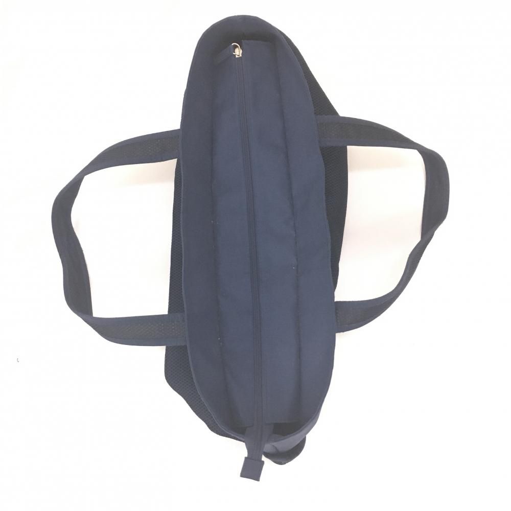 美品】ジャックバニー ロッカーバッグ ネイビー メッシュ生地 内外