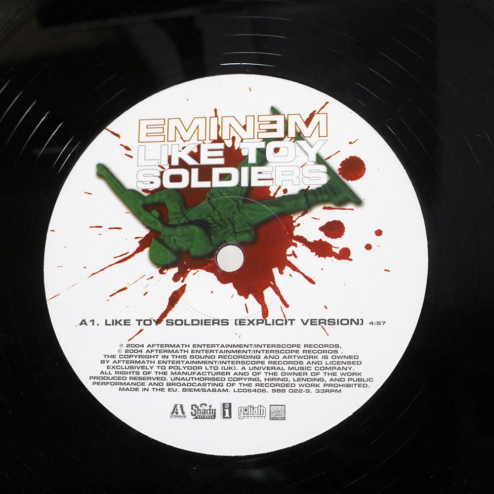 ヨーロッパ盤 EMINEM/LIKE TOY SOLDIERS/AFTERMATH/INTERSCOPE