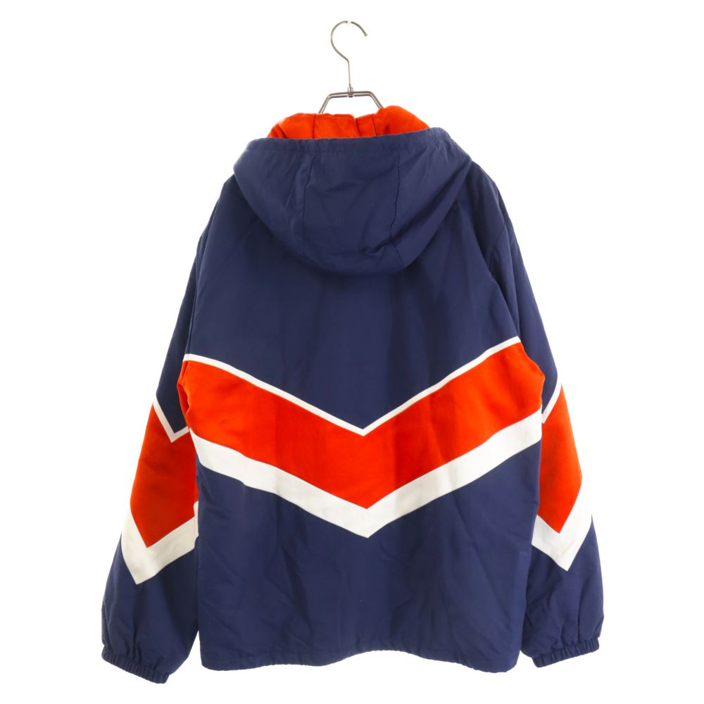 GUCCI (グッチ) ナイロンパデッド サテン切り替え ジップアップ
