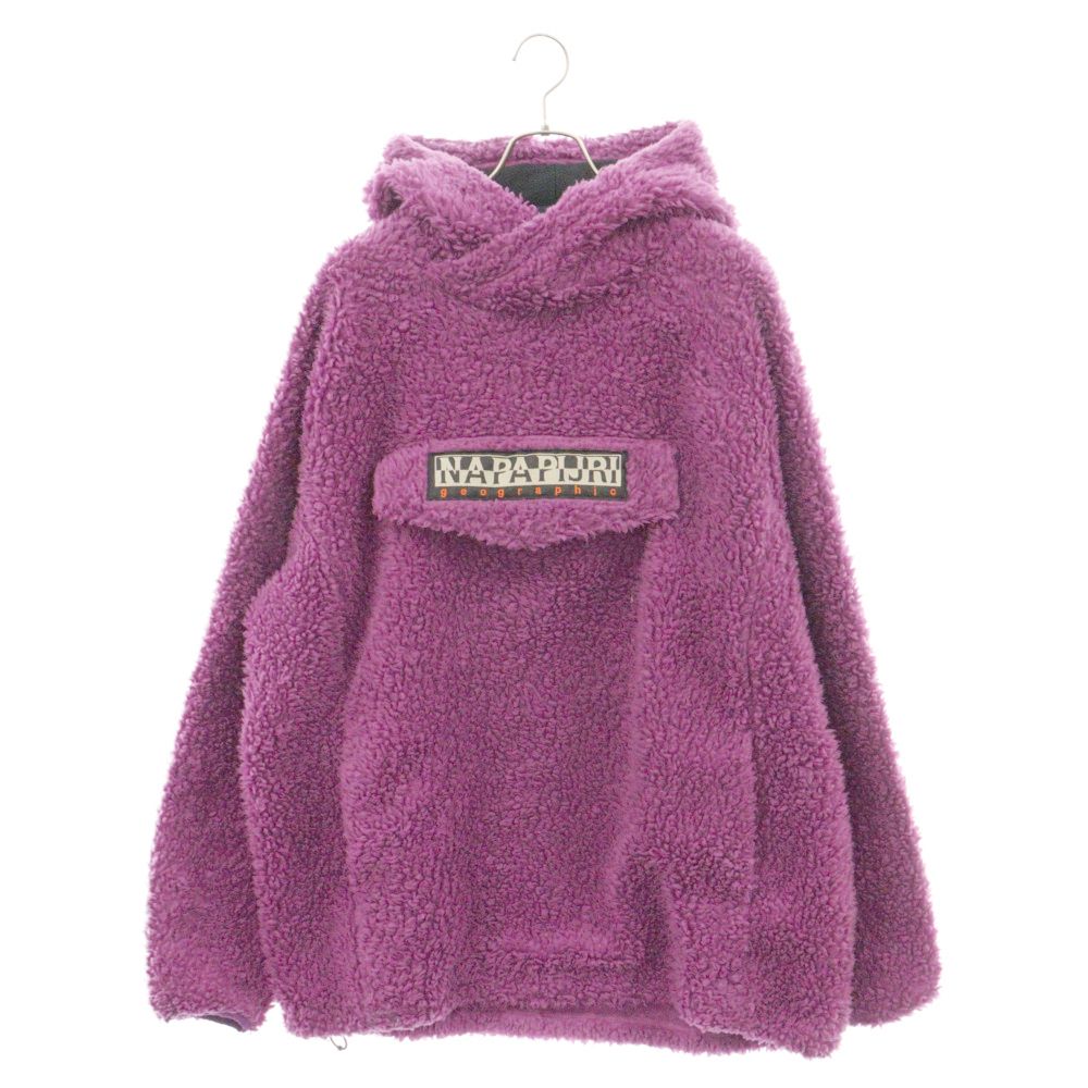 NAPAPIJRI (ナパピリ) アノラック ボアフリース ジャケット パープル