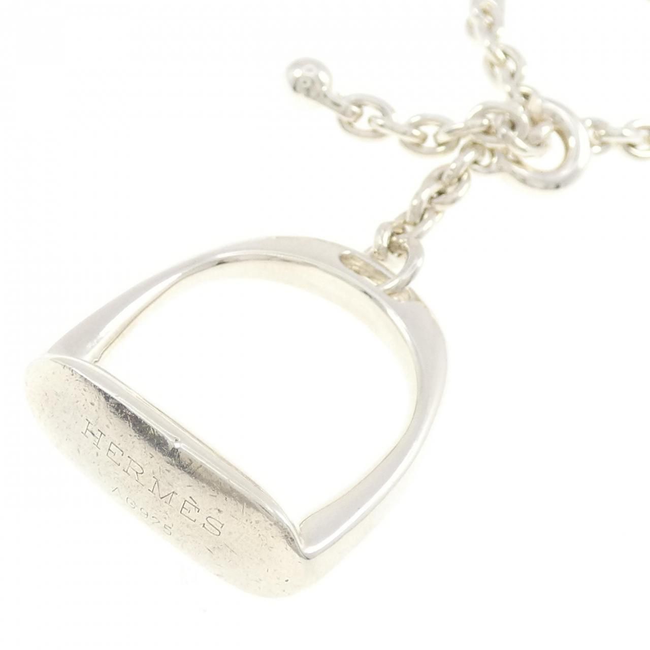 極上品 エルメス キーホルダー セリエ チェーン シルバー925