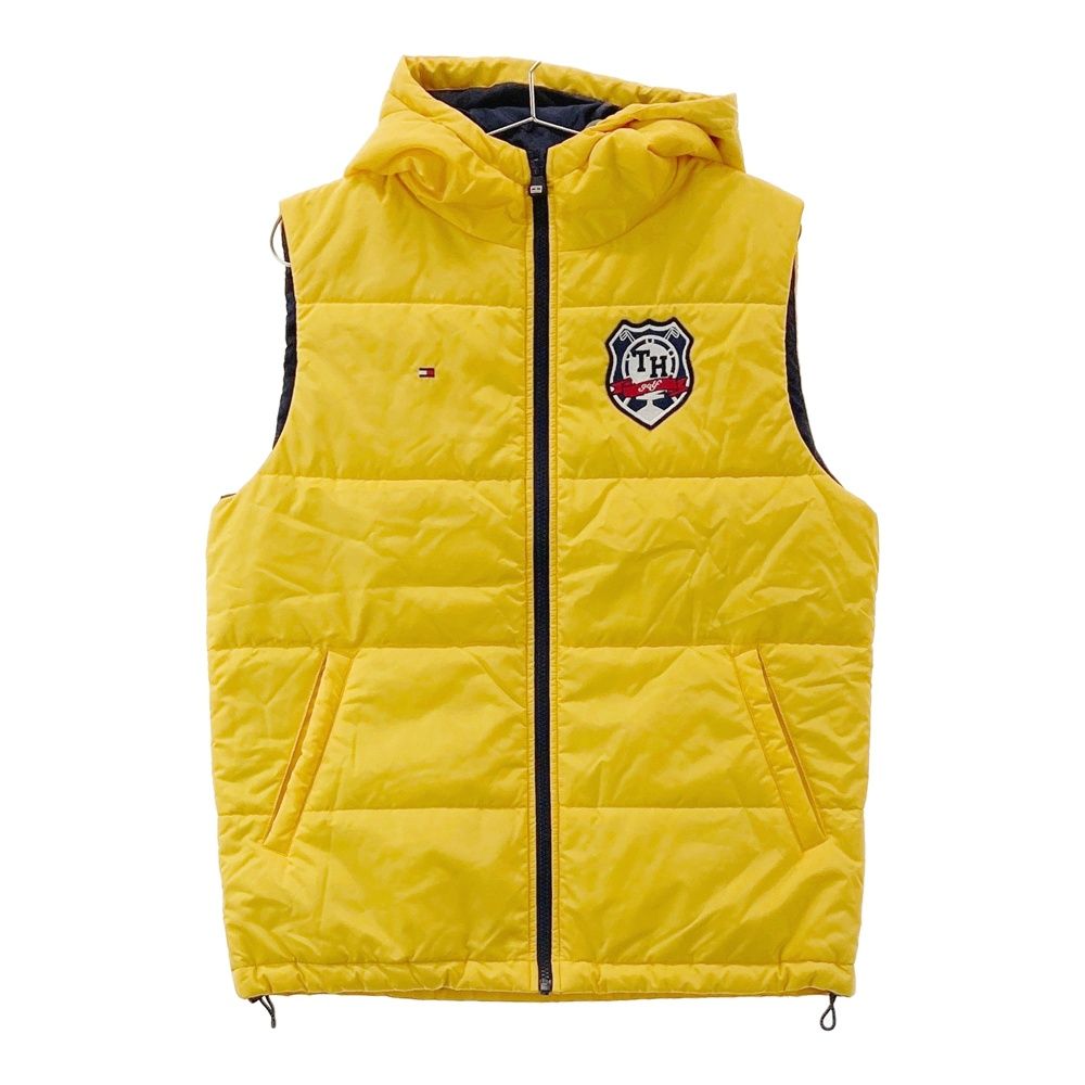 サイズ M TOMMY HILFIGER GOLF トミー ヒルフィガーゴルフ ジップ 中綿ベスト イエロー系 240101450272 ゴルフウェア メンズ ストスト