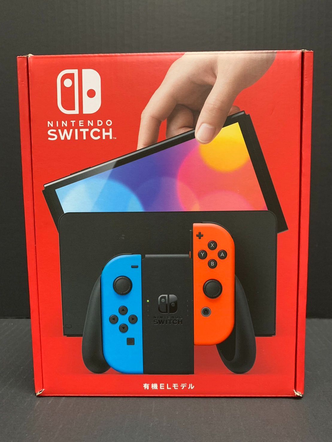 25.Nintendo Switch 有機ELモデル Joy-Con(L) ネオンブルー/(R) ネオンレッド 未使用 △ 内箱シリアルなし -  メルカリ