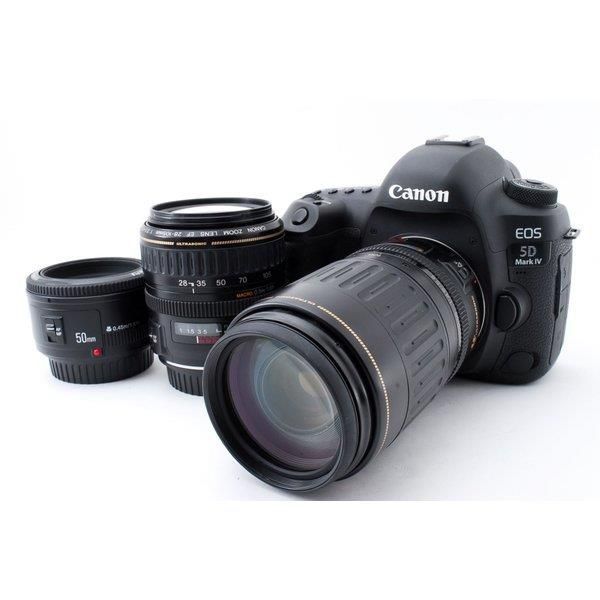 付属品付　キャノン Canon EOS 5D Mark IVダブルレンズセット Canon EOS 5D Mark IV ダブルレンズセット 即日発送可能在庫