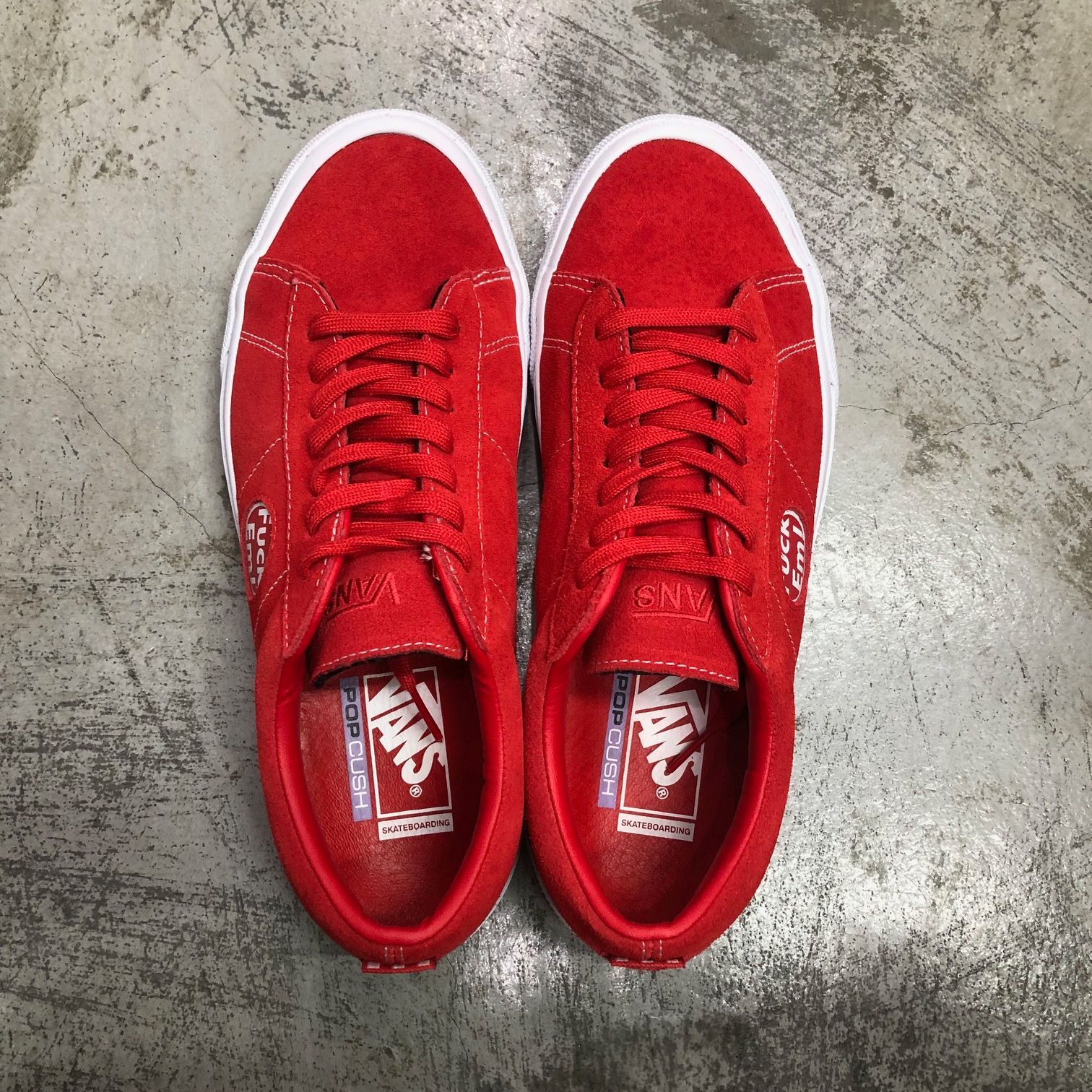 Supreme Vans コラボ スニーカー レッド【27cm】 プレ値最安値！VANS Supremeコラボ スニーカー レッド - メルカリ