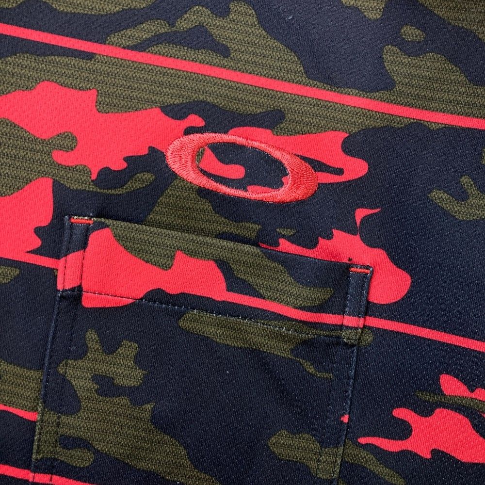 OAKLEY(オークリー)434279JP 半袖ポロシャツ 迷彩 カモフラ柄 OAKLEY オークリー 434279JP 半袖ポロシャツ 迷彩 カモフラ柄
