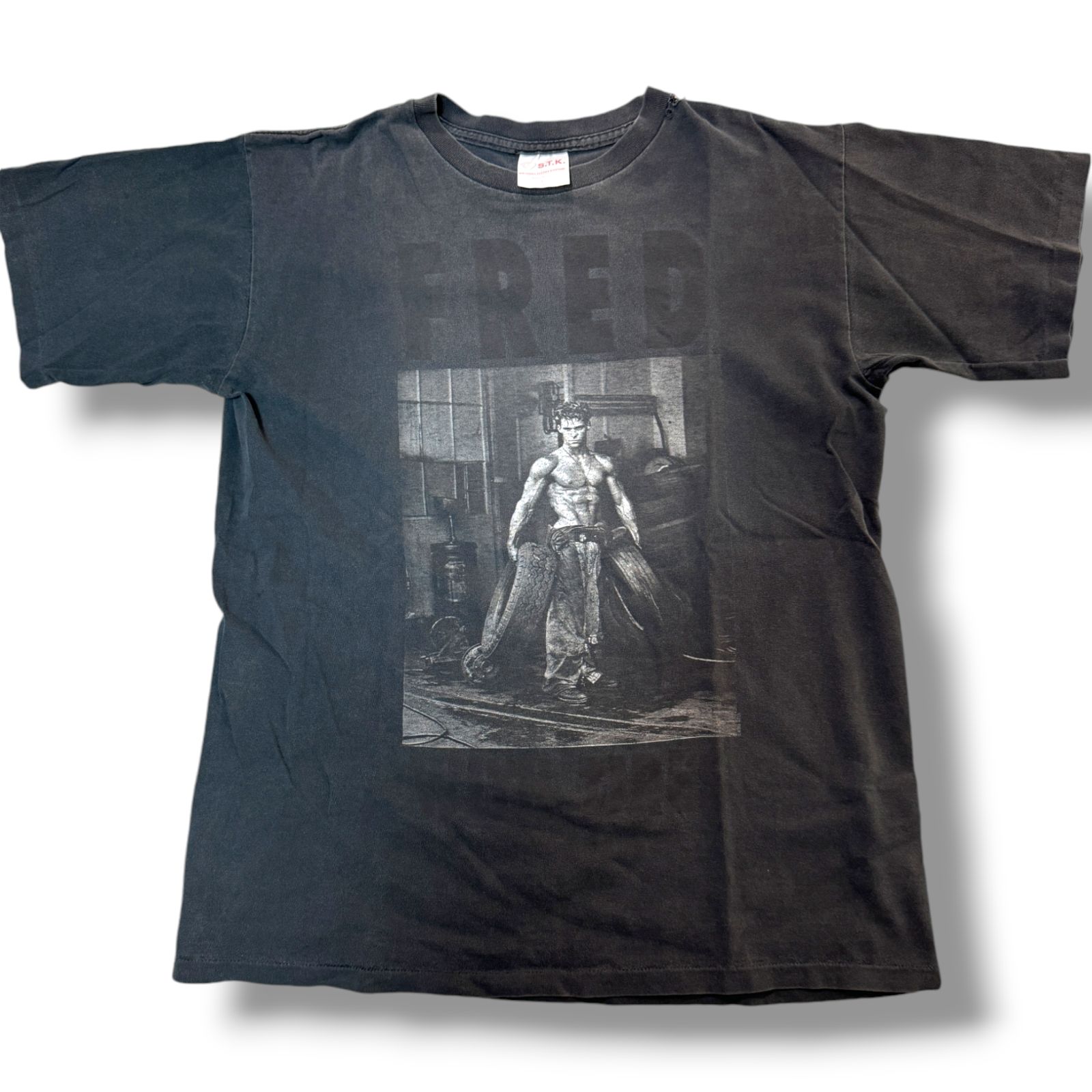 90s HERB RITTS FRED WITH TIRES Tシャツ