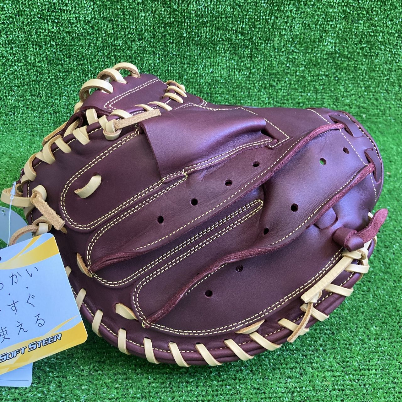 ZETT キャッチャーミット(軟式)ブラウン