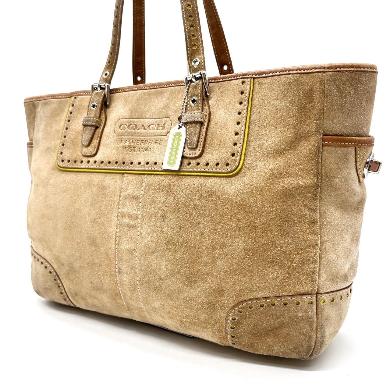 ✨良品✨ COACH コーチ トートバッグ ハンドバッグ ターンロック