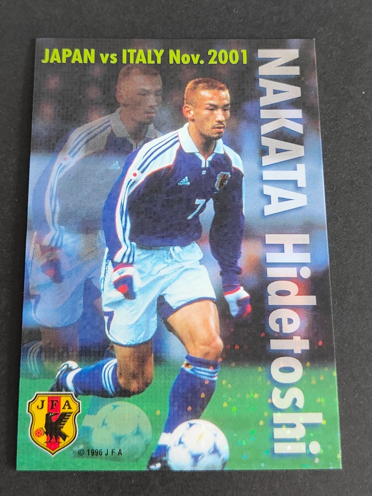 2002日本代表　中田英寿 aca324 サッカー日本代表チーム チップス 2002 第1弾 IN-11
