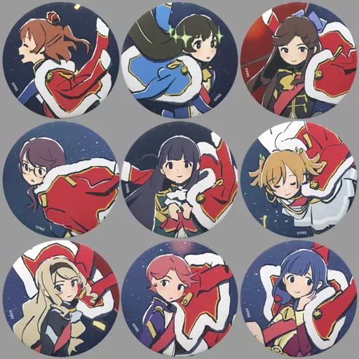 【中古】バッジ・ピンズ(キャラクター) 全9種セット 「少女歌劇 レヴュースタァライト トレーディングカンバッジ EDイラストver.」 秋フェス2019春グッズ