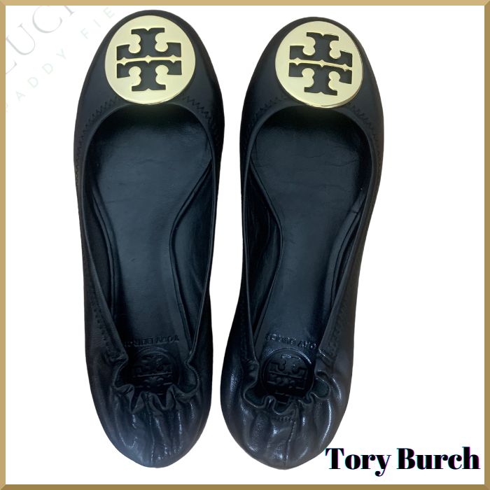 Tory Burch ブラック フラットパンプス　サイズ6.5 Tory Burch ブラック フラットパンプス サイズ6.5
