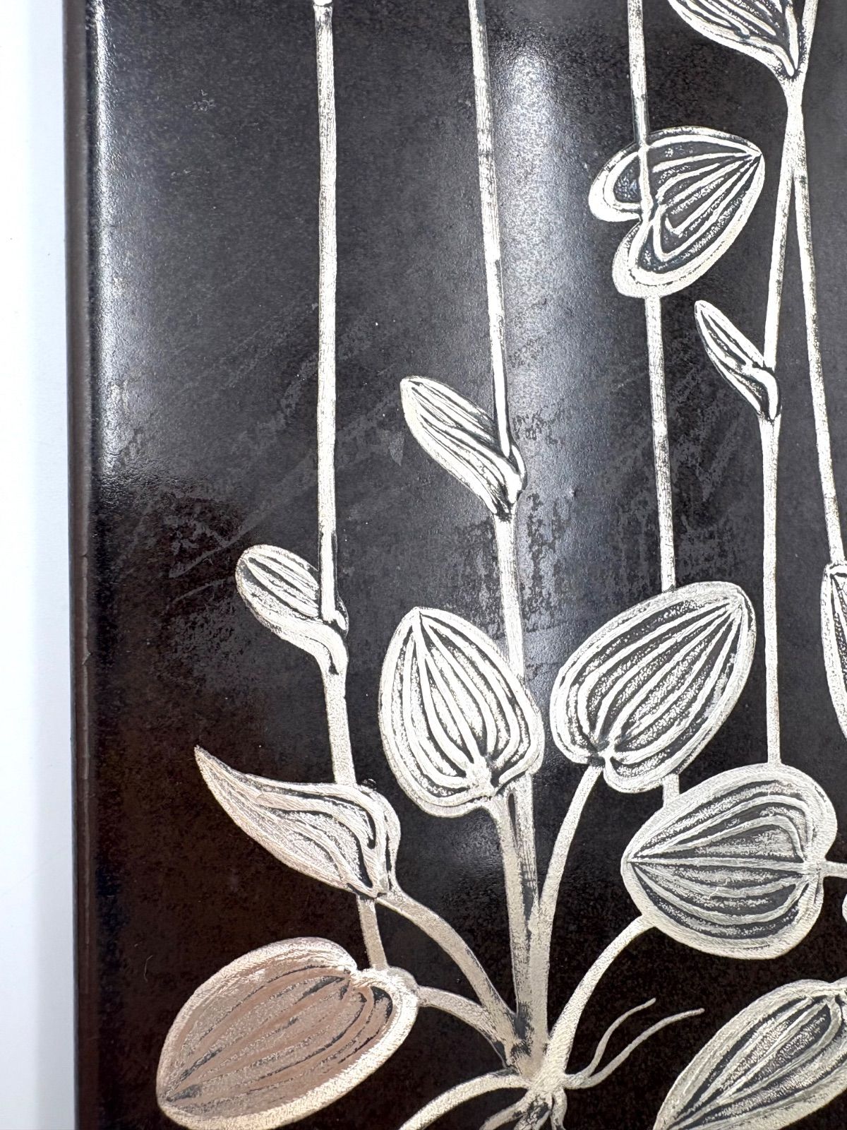 陶板 フラワーモチーフ