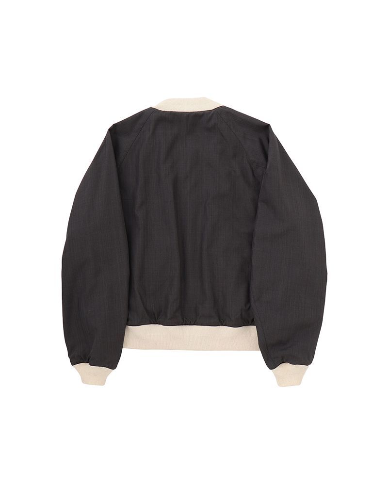 ジャケット・アウター visvim 25ss MOTORS CLUB VARSITY BLOUSON visvim Motors Varsity Blouson Jacket Black – LESS 17