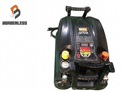 品 MAX マックス 常圧 高圧 エアコンプレッサー AK-HL1270E 黒 ブラック 100V 11L エアーツール 115966115966