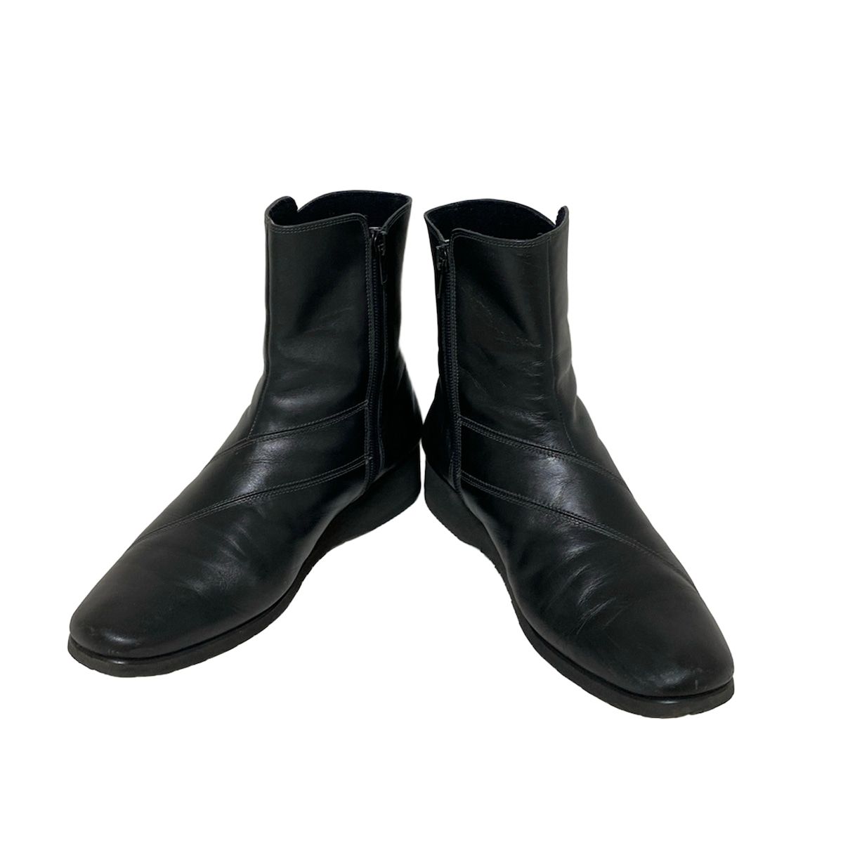 pedala ペダラ ショートブーツ 23 1|2EEE レディース - 黒 インソール取外し可 レザー