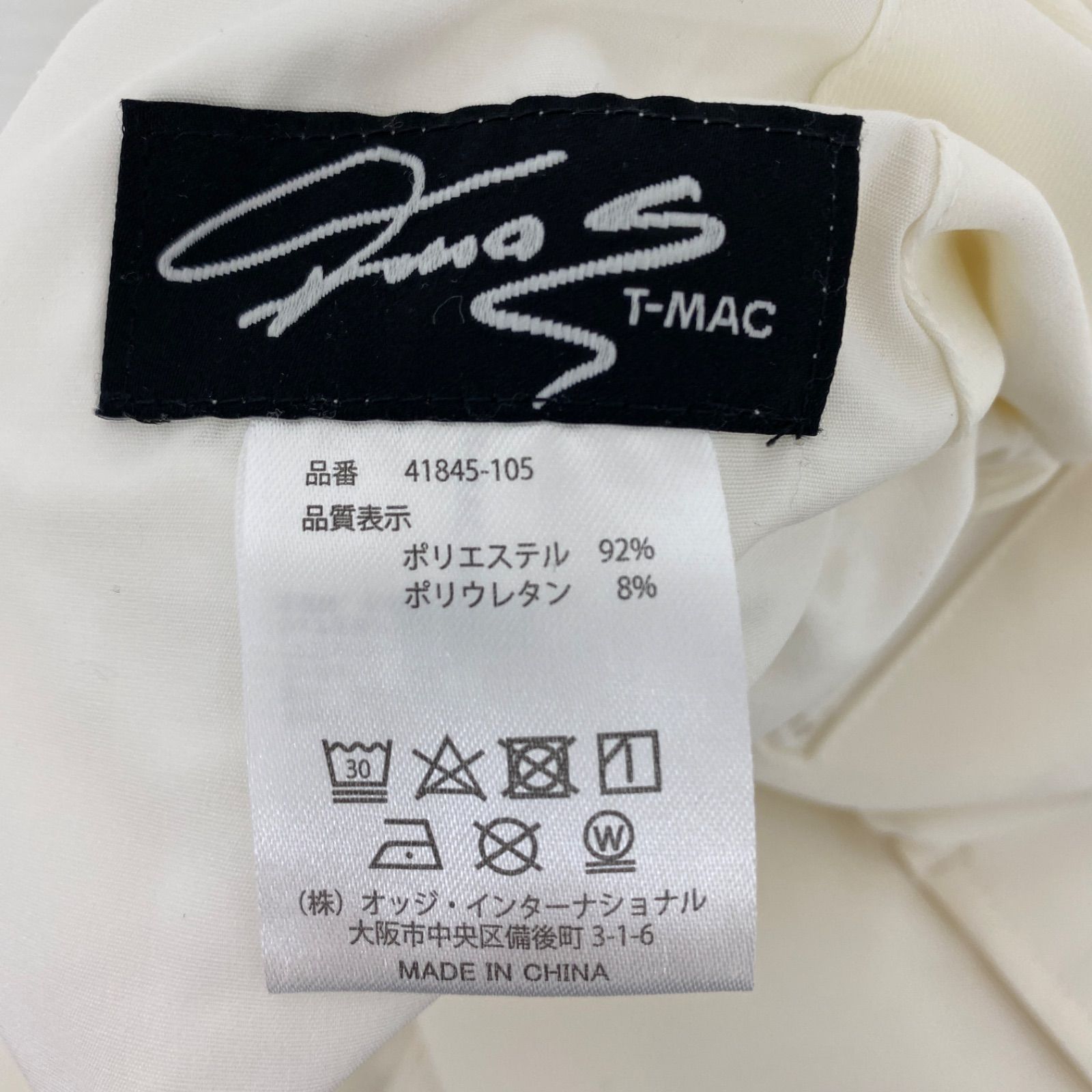 T-MAC ティーマック ハーフパンツ オフホワイト サイズ46 ゴルフ