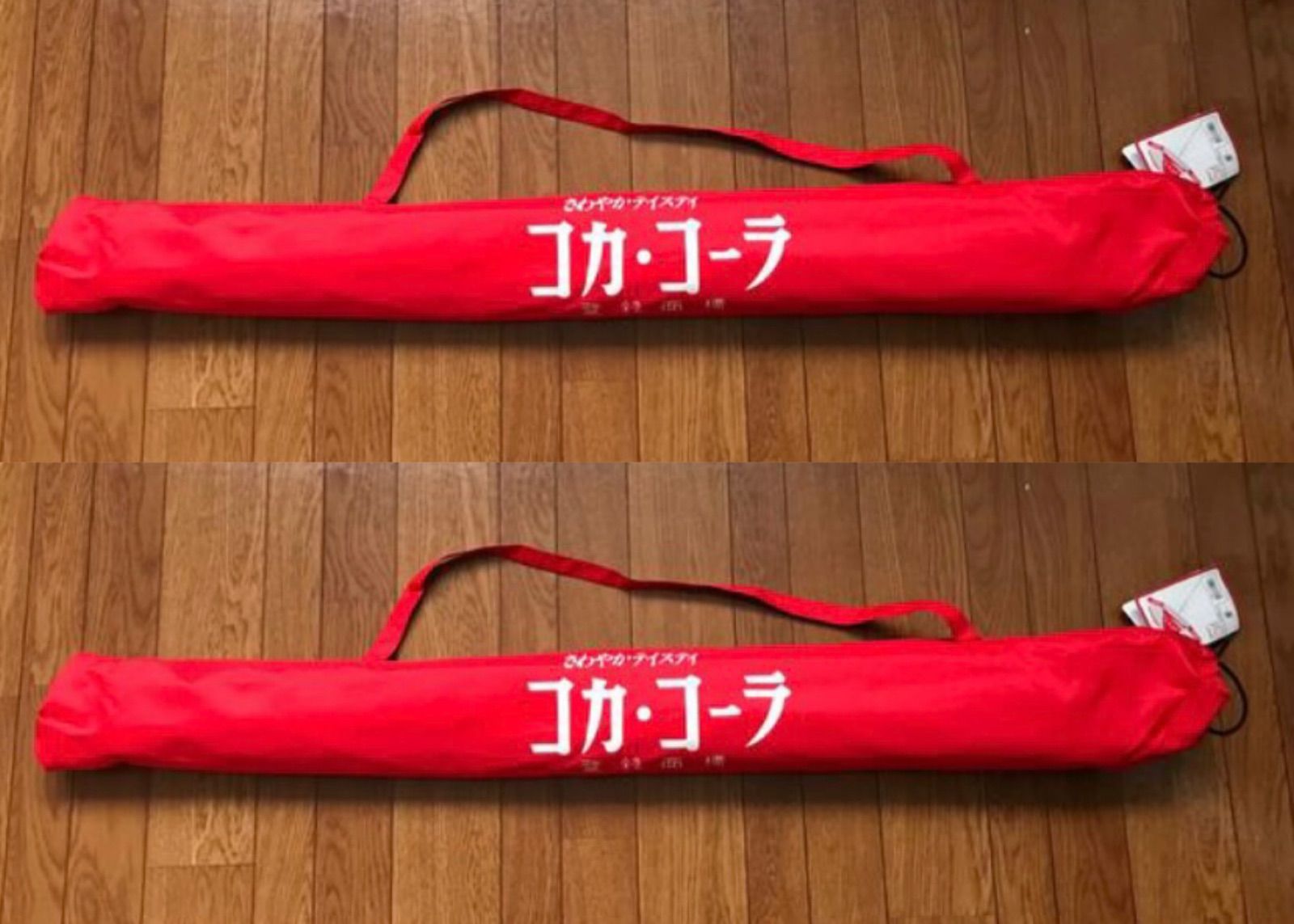 新品 コカコーラ ビーチパラソル 2本セット - メルカリ