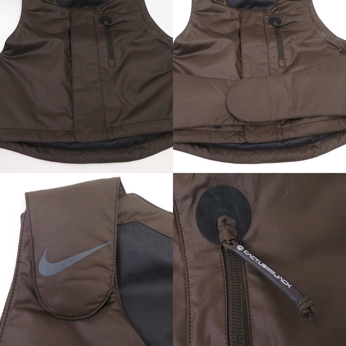 【未使用】NIKE ナイキ ×Travis Scott トラヴィススコット 21AW AS M NRG BH VEST ナイロンベスト  DM1278-220 XLサイズ