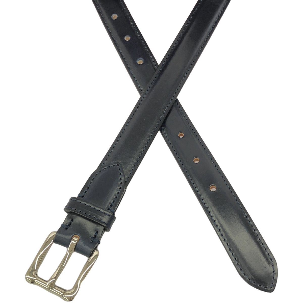 【新品・未使用】WhiteHouse　COX 黒 レザーベルト 90cm WHITE HOUSE COX / ホワイトハウスコックス 】 ブライドルレザー