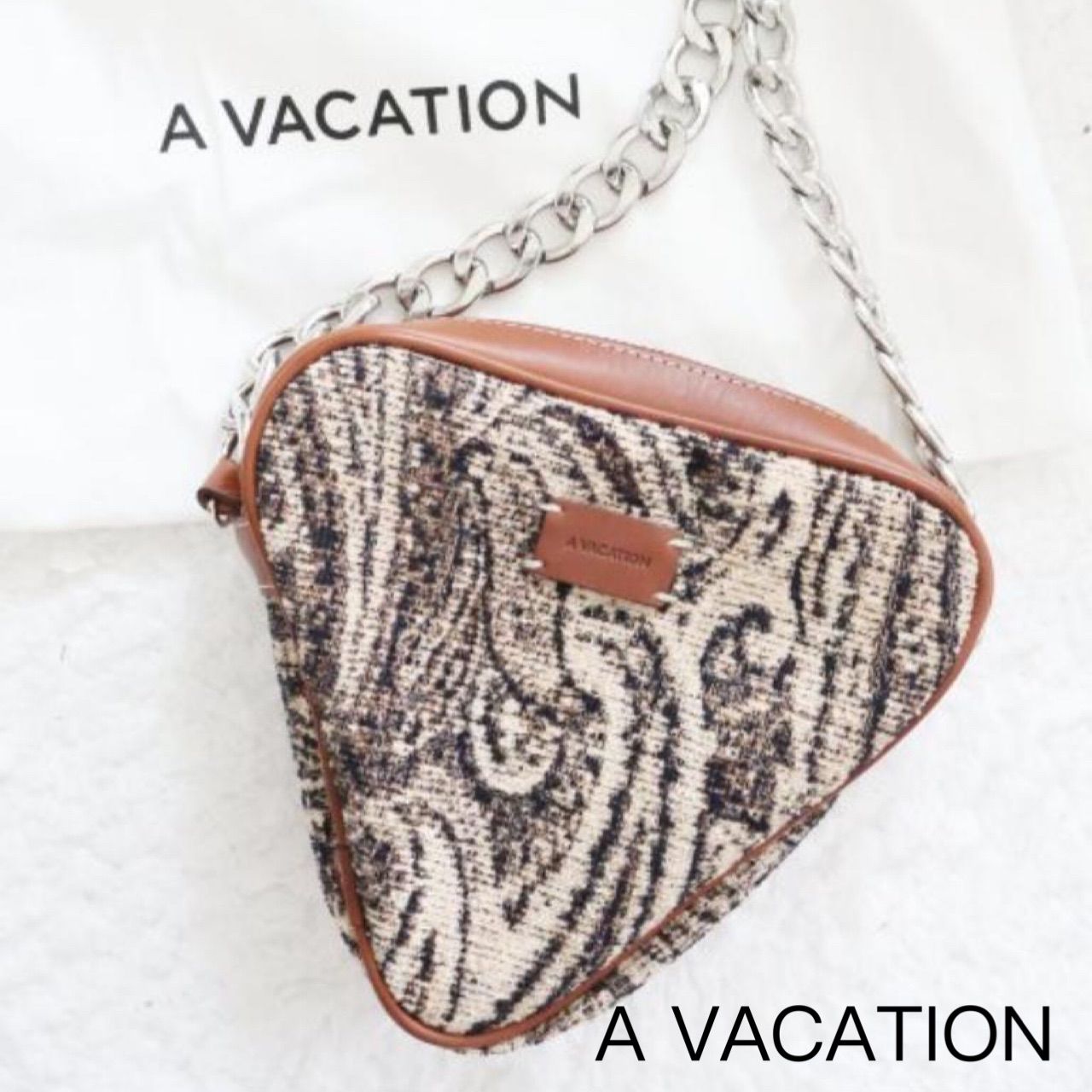 A VACATION アヴァケーション TRIANGLE チェーンハンドバッグ 送料込み 