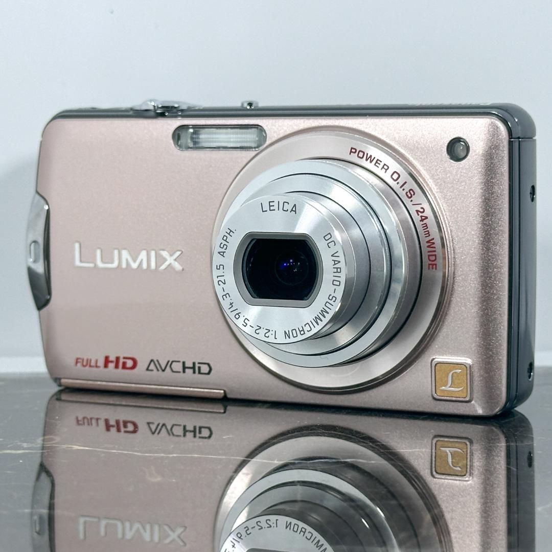 Panasonic LUMIX DMC-FX700 ピュアピンクゴールド パナソニック ルミックス デジタルカメラ コンパクトデジカメ コンデジ カメラ 動作品 広角24mm 光学5倍ズーム タッチパネル カラー レトロデジカメ