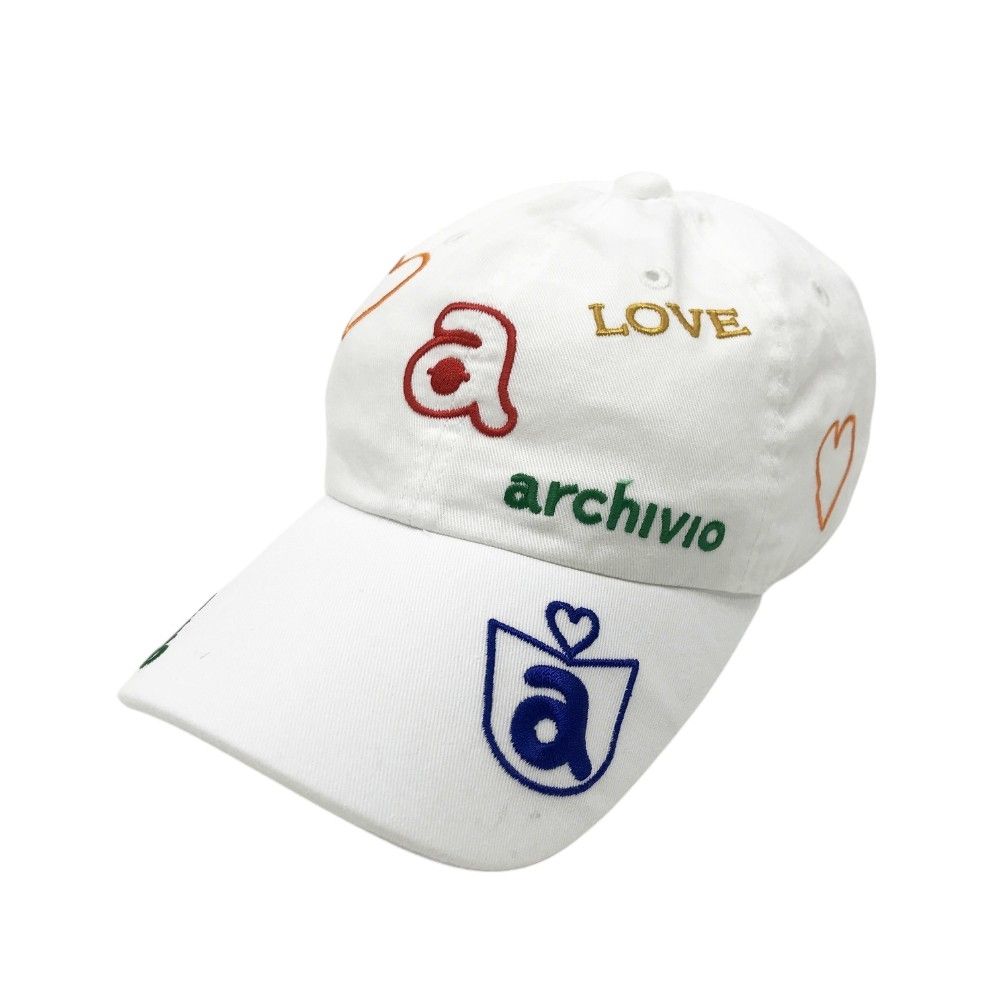 新品【archivio】アルチビオ ゴルフ　キャップ　ホワイト メンズ】イヤーウォーマー付きキャップ|アルチビオ - ゴルフ
