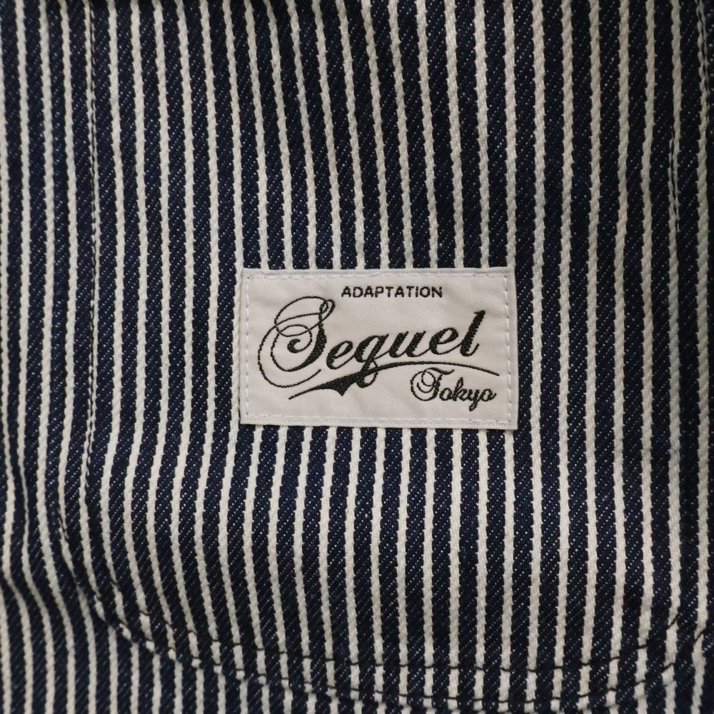 SEQUEL (シークエル) 25SS HICKORY DENIM JACKET ヒッコリーストライプ 