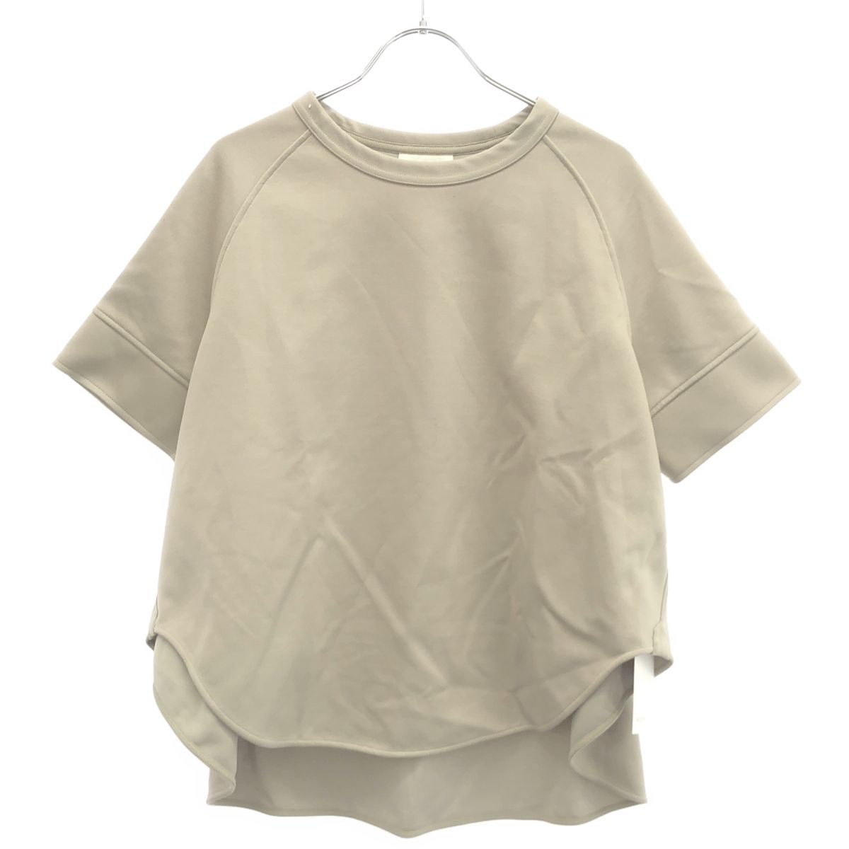 THE RERACS ザ リラクス 25SS A-LINE SHORT PULLOVER Tシャツ 25SS-RECS-492L ベージュ 36